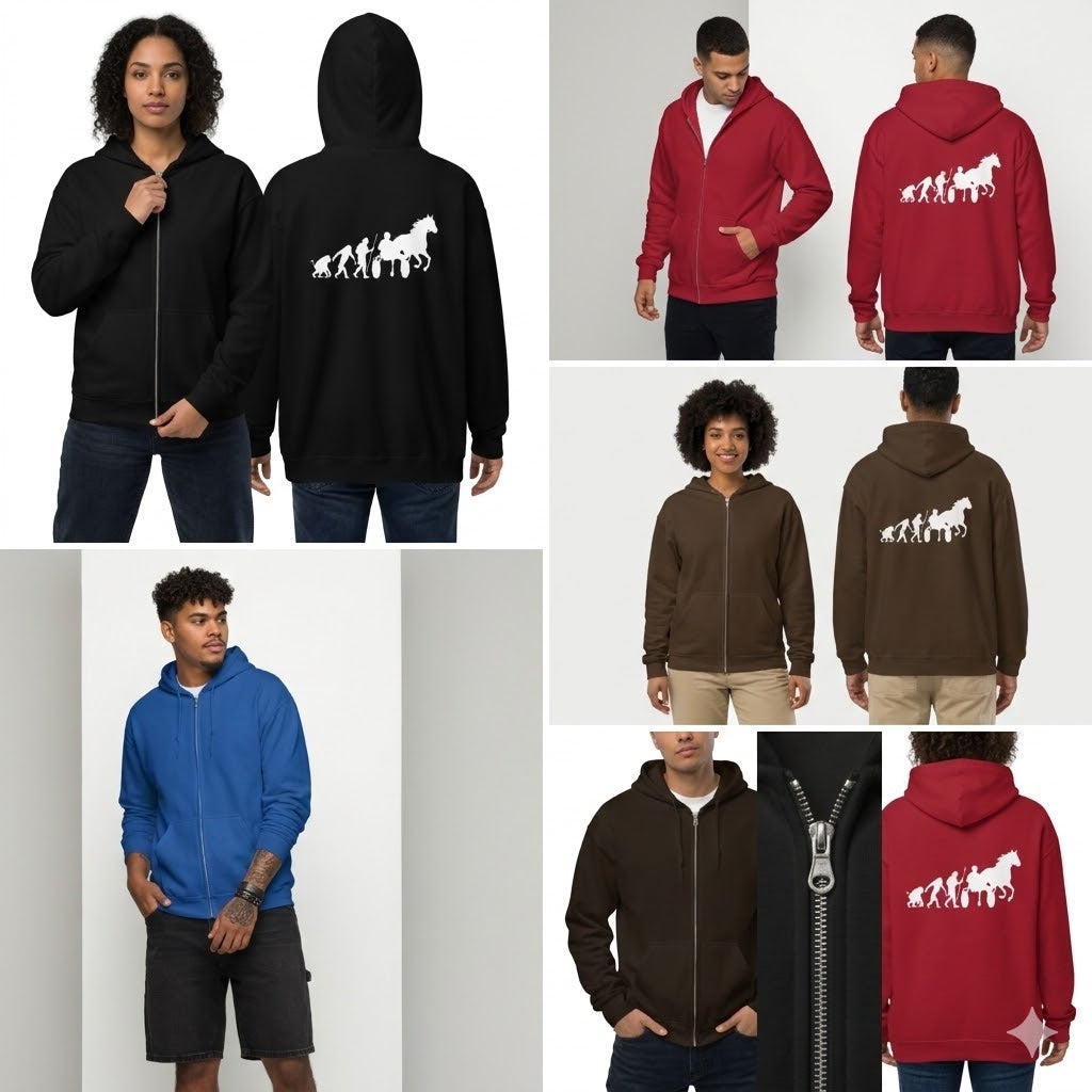 Evoluution huipulla -huppari.