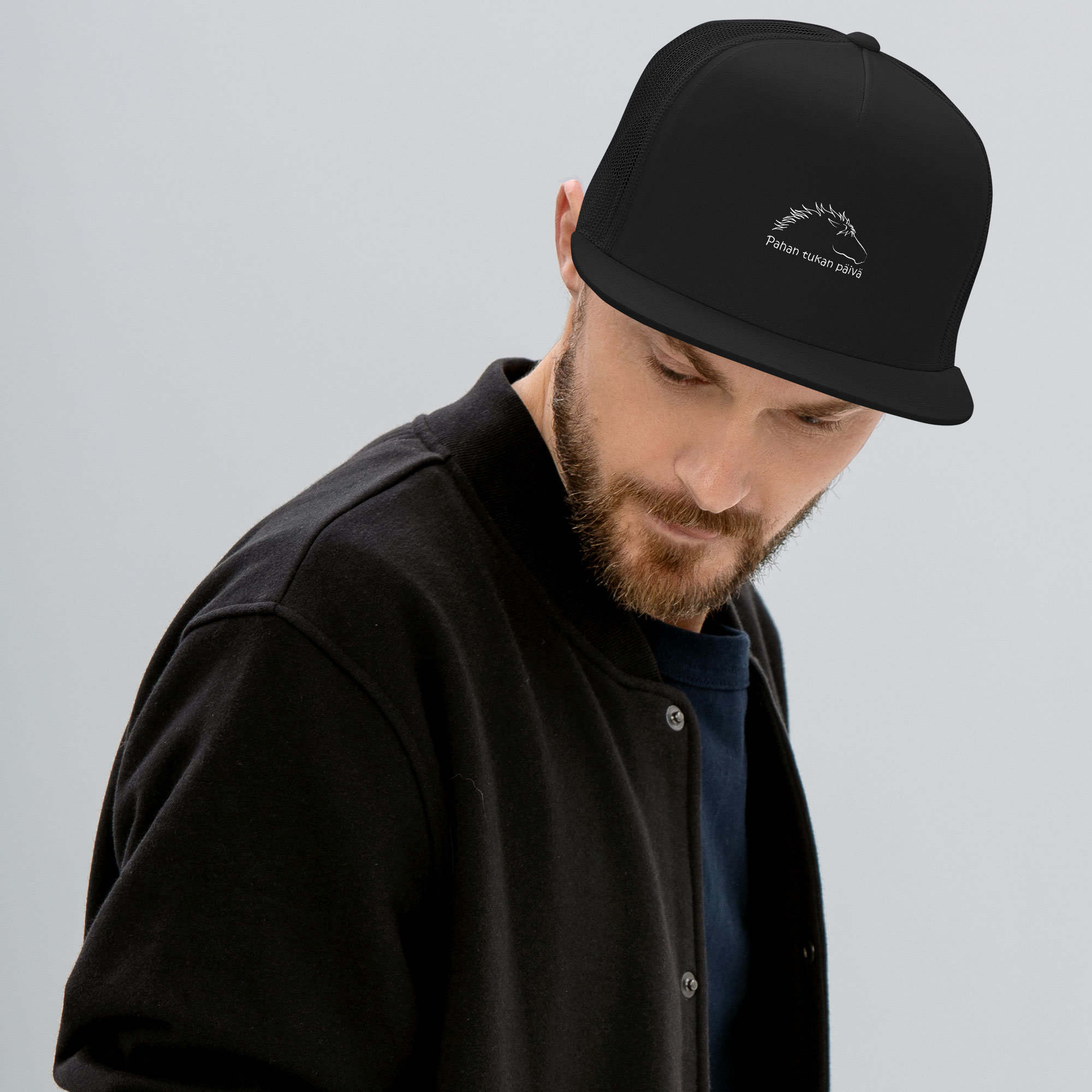 Pahan tukan päivä-trucker lippis
