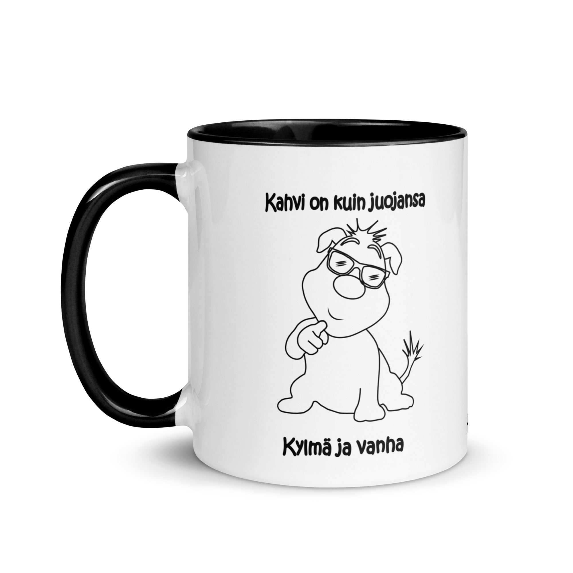 Muki musta "kylmä ja vanha"
